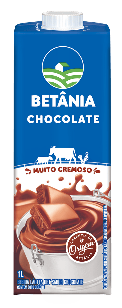 Achocolatado Betânia 1L (Caixa c/ 12) - stag-praso