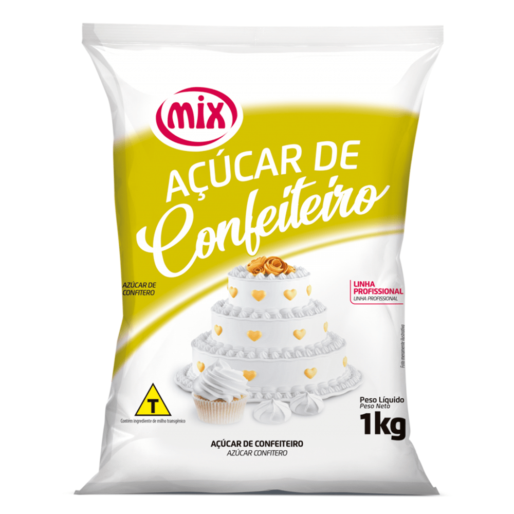 Açúcar de Confeiteiro Mix (Fardo com 10 x 1kg) - stag-praso