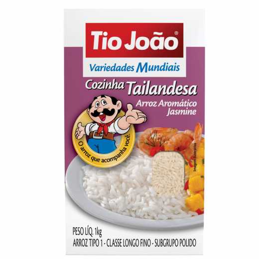 Arroz Tipo Jasmine "Cozinha Tailandesa" Tio João 1kg - stag-praso