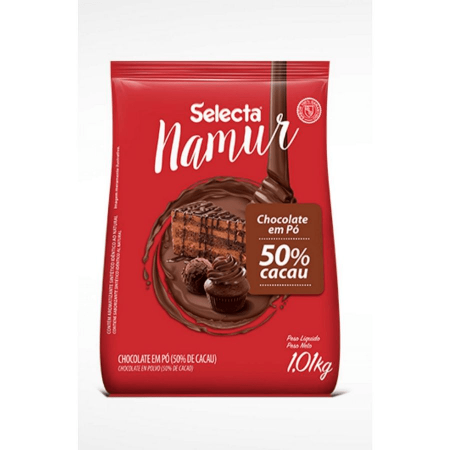 Chocolate em Pó 50% Cacau Selecta Namur - stag-praso