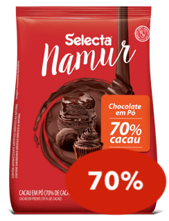 Chocolate em Pó 70% Cacau Selecta Namur - stag-praso