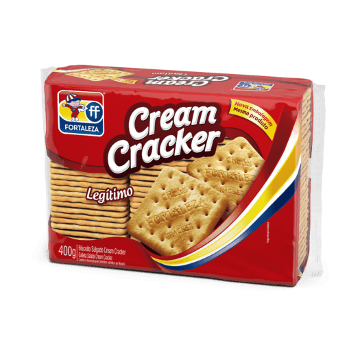 Cream Cracker Fortaleza 350g Tradicional (fd c/ 24) - stag-praso