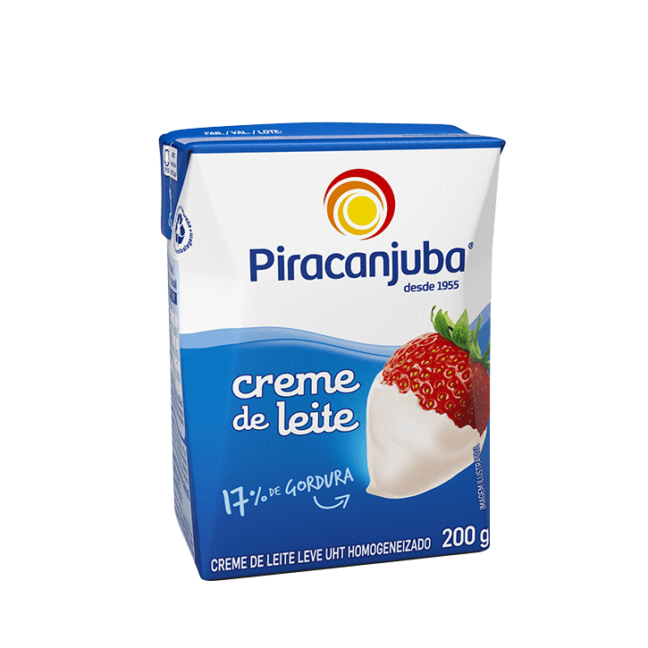 Creme de Leite UHT Piracanjuba (Caixa com 27 x 200g) - stag-praso