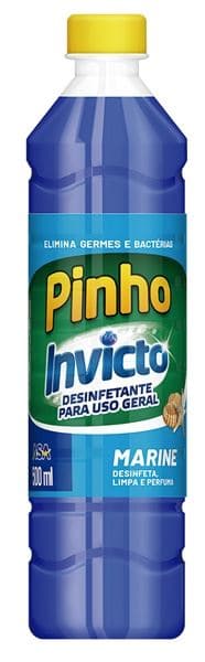 Desinfetante Pinho Invicto Marine (Caixa c/ 12x500ml) - stag-praso