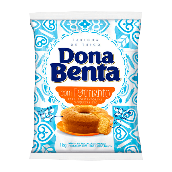 Farinha de Trigo Dona Benta c/ Fermento (Fardo c/ 10 x 1kg) - stag-praso