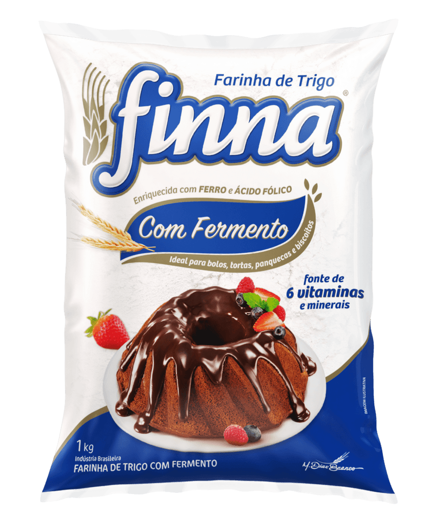 Farinha de Trigo Finna com Fermento (Fardo com 10x1kg) - stag-praso