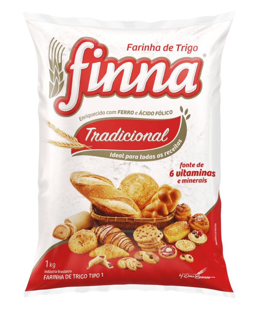 Farinha de Trigo Finna TP1 (Fardo com 10x1kg) - stag-praso