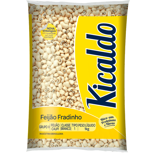 Feijão Fradinho Kicaldo (Fardo com 10 x 1kg) - stag-praso