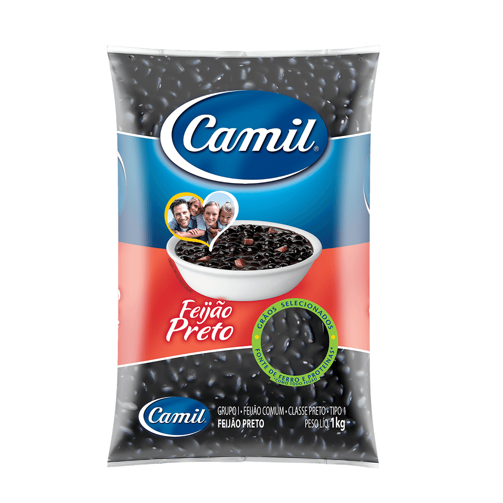 Feijão Preto Camil (Fardo com 10 x 1kg) - stag-praso