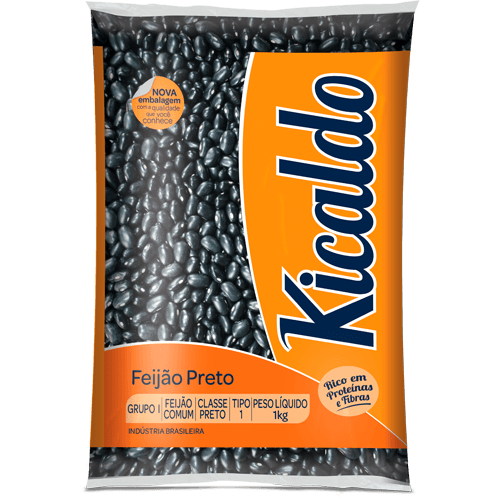 Feijão Preto Kicaldo (Fardo com 10 x 1kg) - stag-praso