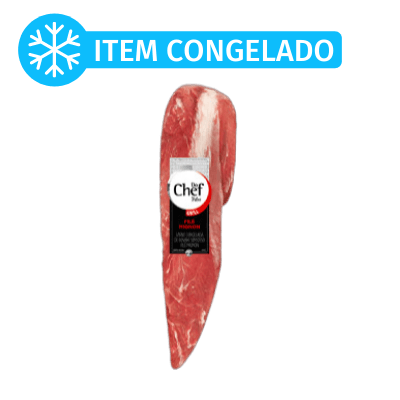 Filé Mignon Bovino s/ Trança Congelado Do Chef Friboi (Peça c/ aprox. 1,6kg) - stag-praso