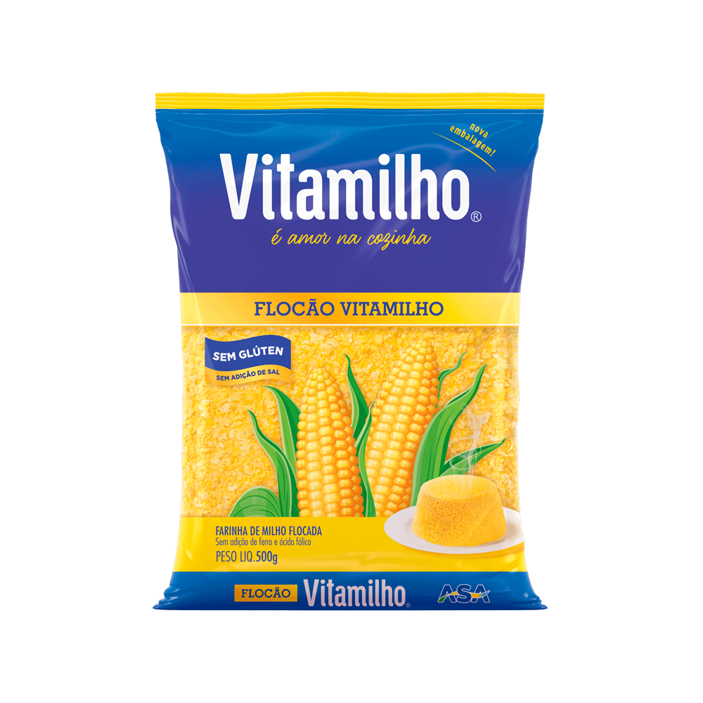 Flocão Vitamilho (Fardo com 30 x 500g) - stag-praso