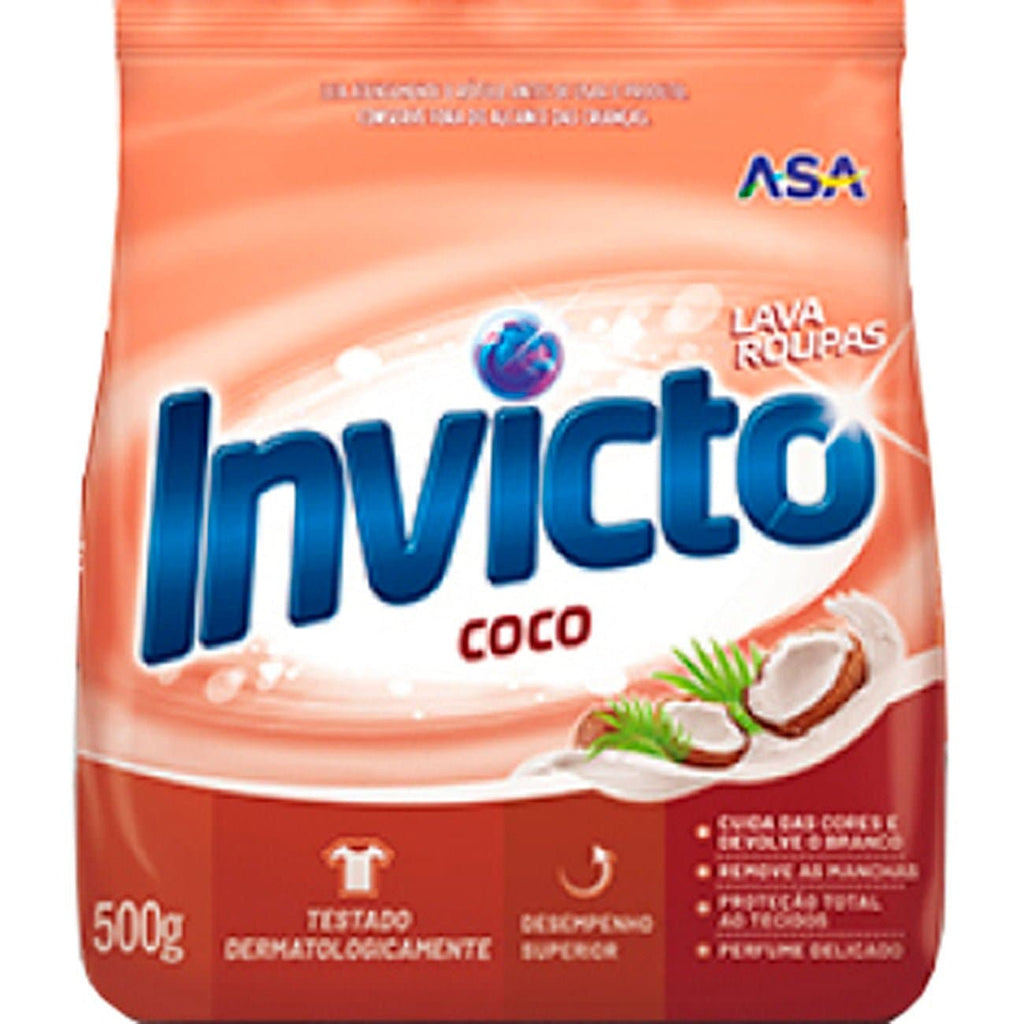 Lava Roupas em Pó Invicto Coco (24 x 500g) - stag-praso