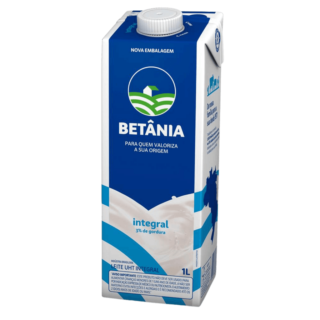 Leite Longa Vida Integral Betânia (Caixa com 12 x 1L) - stag-praso