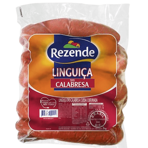 Linguiça Calabresa Defumada Rezende 2,5kg - stag-praso