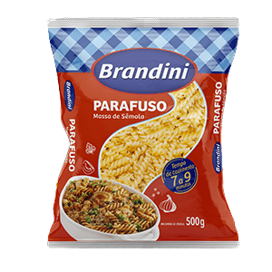 Macarrão de Sêmola Parafuso Brandini (Caixa com 20 x 500g) - stag-praso