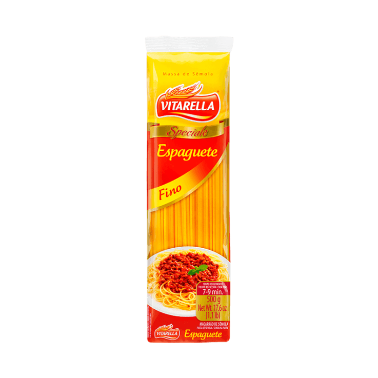 Macarrão Espaguete Speciale Vitarella (Caixa c/ 20 x 500g) - stag-praso