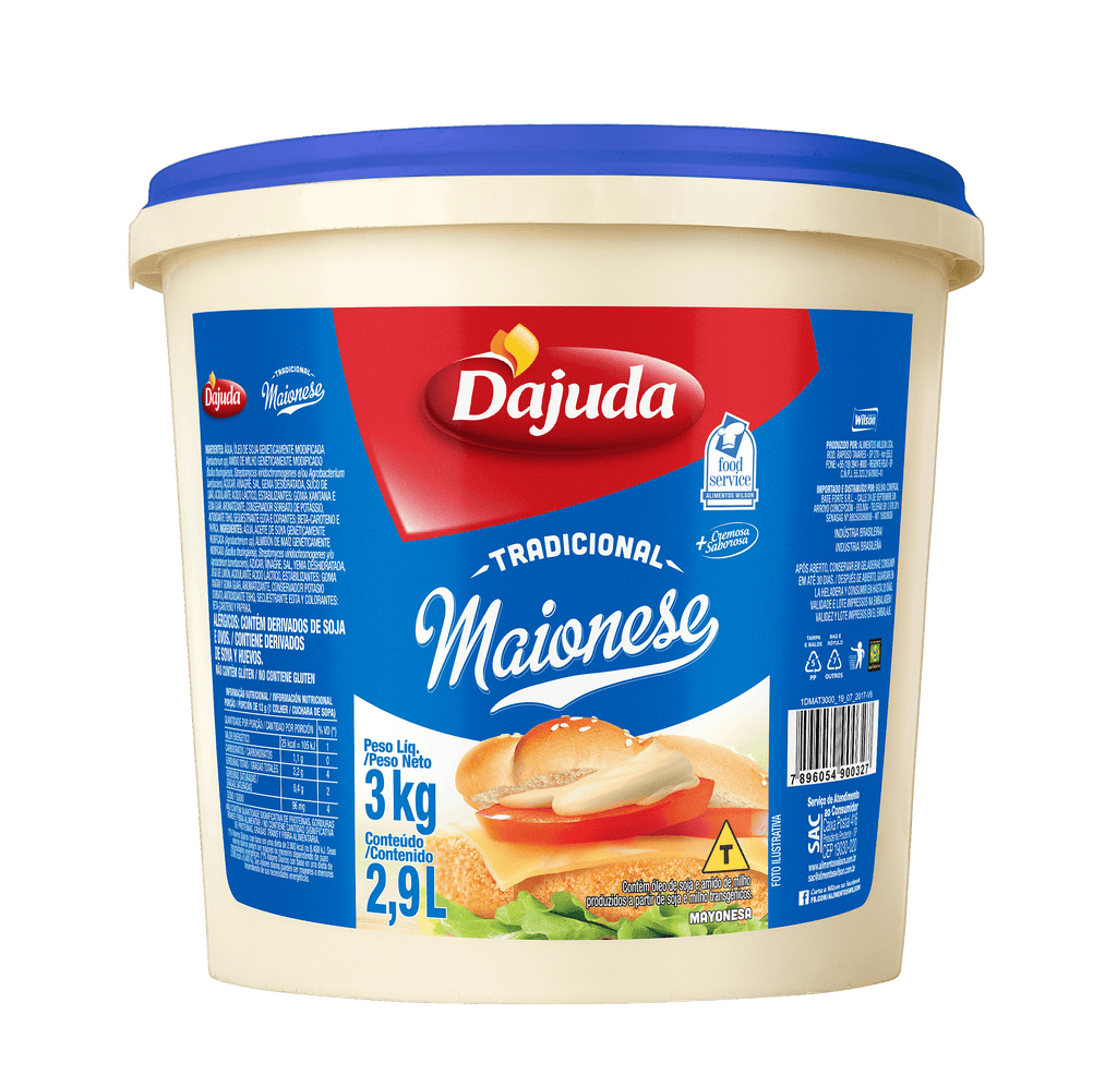 Maionese D'Ajuda Balde 3kg - stag-praso