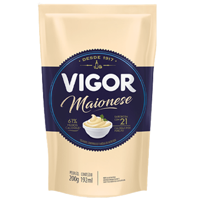 Maionese Pouch Vigor 200g (Caixa c/ 24) - stag-praso