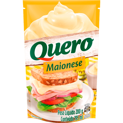 Maionese Quero (24 x Sachê 200g) - stag-praso