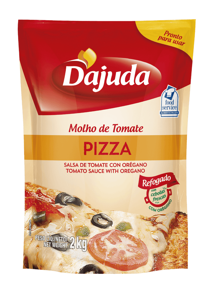 Molho de Tomate "Pizza" D'Ajuda 2kg - stag-praso