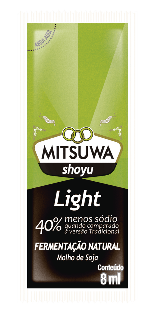 Molho Shoyu Light Mitsuwa Sachê 8ml (Caixa c/ 250) - stag-praso