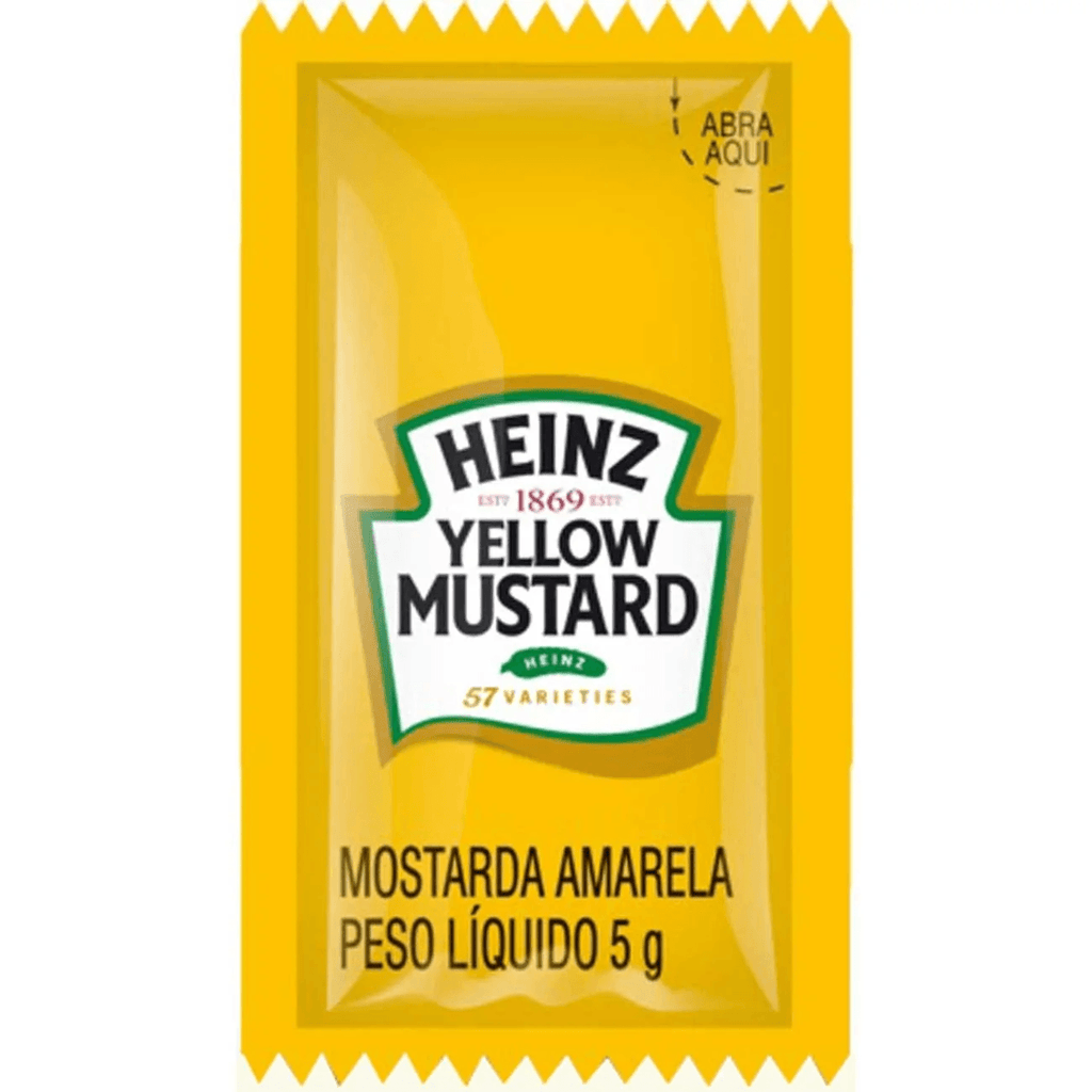 Mostarda Heinz Sachê 5g (Caixa c/ 192) - stag-praso