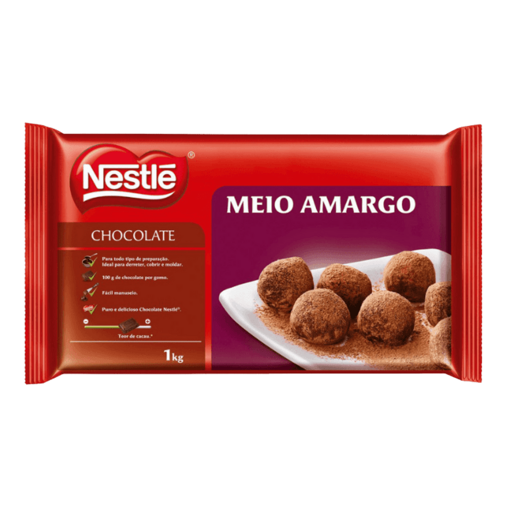 Nestlé Chocolate Meio Amargo 1kg - stag-praso