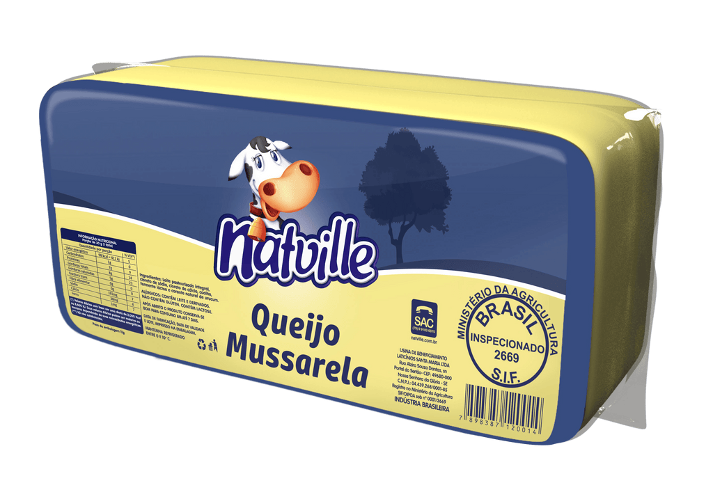 Queijo Mussarela Natville (Peça 4,1kg) - stag-praso