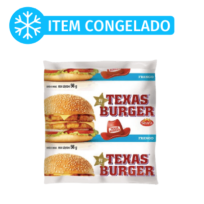 Texas Burger Frango 56g (Caixa c/ 36) - stag-praso