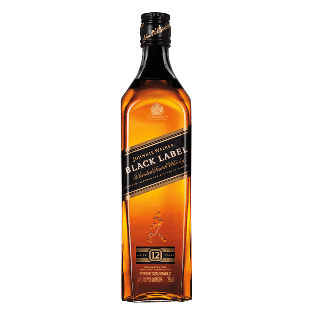 Uísque Johnnie Walker Black Label 1L - stag-praso