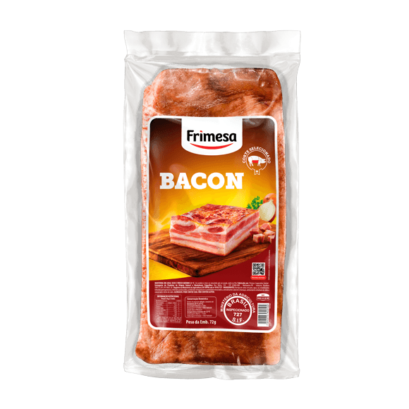 (Venc.: 11/6) Bacon em Manta Frimesa (Peça c/ aprox. 3,3kg) - stag-praso