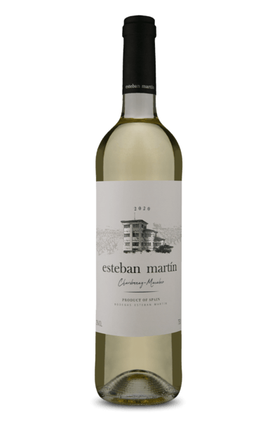 Vinho Branco Esteban Martin D.O.P. Carinena Chardonnay Macabeo Blanco 2020 - stag-praso