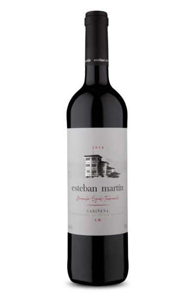 Vinho Tinto Esteban Martin Crianza D.O.P. Carinena Garnacha Syrah Tempranillo 2018 - stag-praso